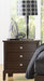Cotterill 3 Drawer Nightstand in Cherry 1730-4 - Home Furniture And More (Brentwood, MD)