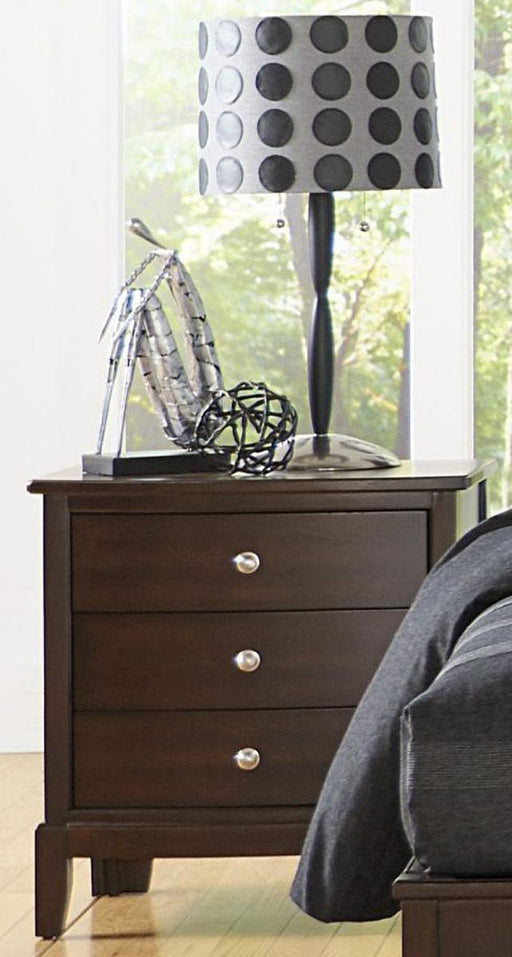 Cotterill 3 Drawer Nightstand in Cherry 1730-4 - Home Furniture And More (Brentwood, MD)