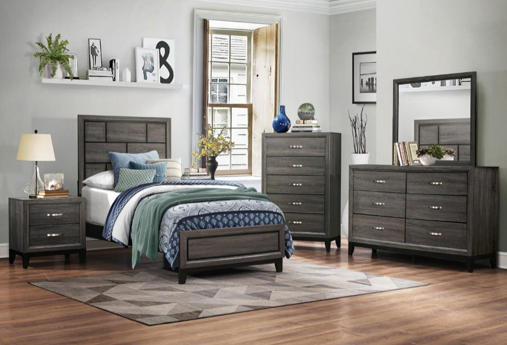 Davi Full Panel Bed in Gray 1645F-1* - Home Furniture And More (Brentwood, MD)