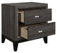 Davi Nightstand in Gray 1645-4 - Home Furniture And More (Brentwood, MD)