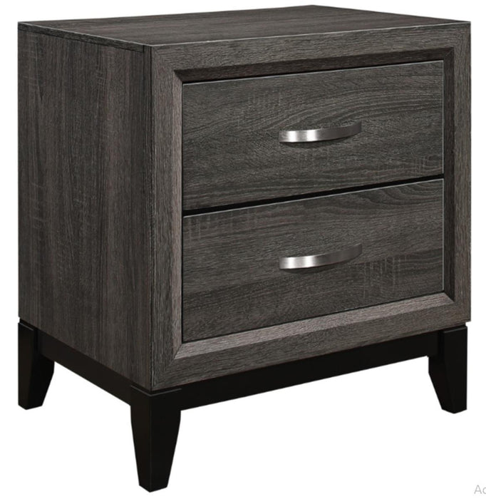 Davi Nightstand in Gray 1645-4 - Home Furniture And More (Brentwood, MD)