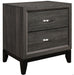 Davi Nightstand in Gray 1645-4 - Home Furniture And More (Brentwood, MD)