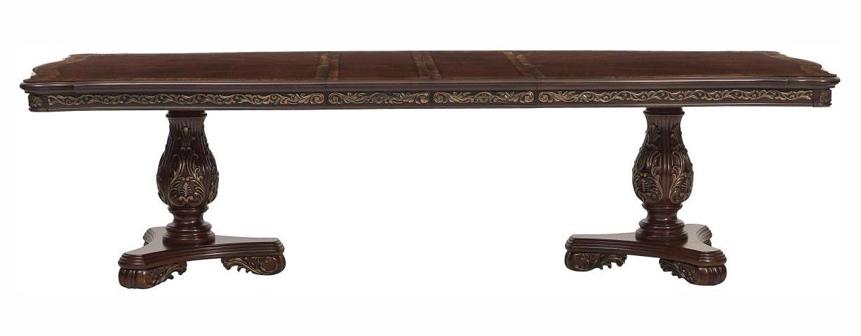 Deryn Park Dining Table in Dark Cherry 2243-114* - Home Furniture And More (Brentwood, MD)