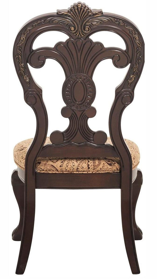 Deryn Park Side Chair in Dark Cherry (Set of 2) - Home Furniture And More (Brentwood, MD)