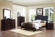 Edina 2 Drawer Nightstand in Espresso-Hinted Cherry 2145-4 - Home Furniture And More (Brentwood, MD)