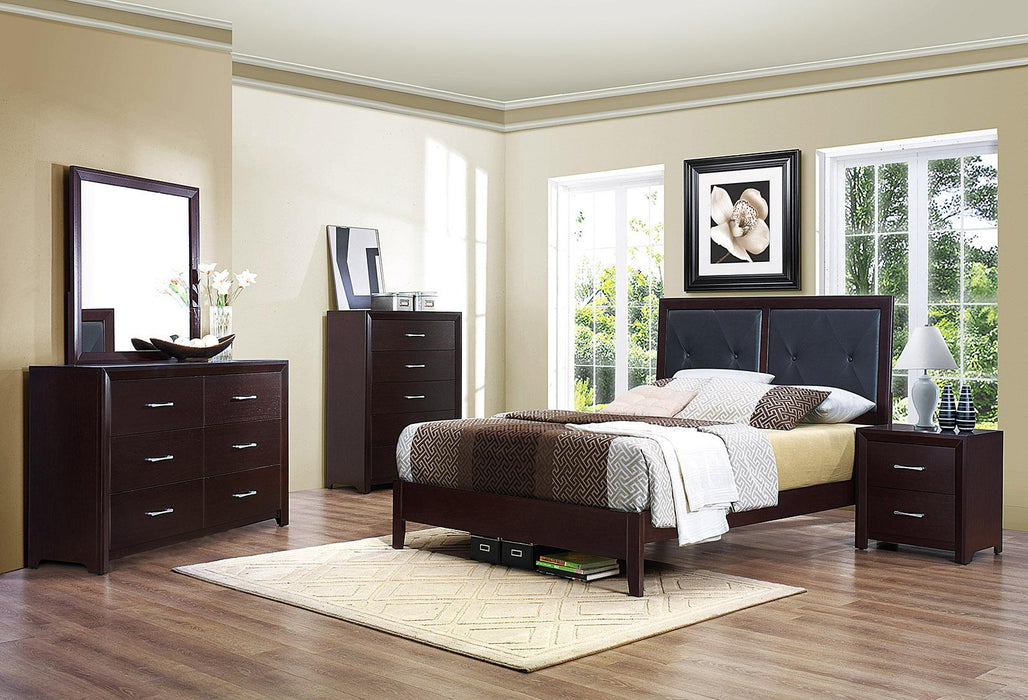 Edina 6 Drawer Dresser in Espresso-Hinted Cherry 2145-5 - Home Furniture And More (Brentwood, MD)