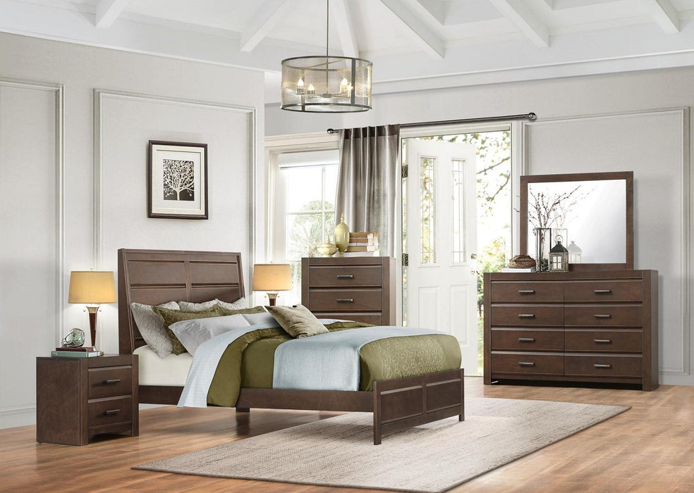 Erwan 5 Drawer Chest in Dark Walnut 1961-9 - Home Furniture And More (Brentwood, MD)