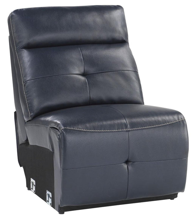 Avenue Armless Chair in Navy 9469NVB-AC - Home Furniture And More (Brentwood, MD)