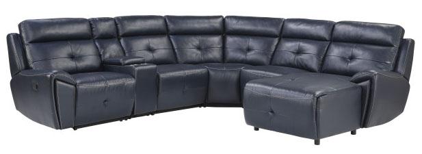 Avenue Left Side Reclining Chair in Navy 9469NVB-LR - Home Furniture And More (Brentwood, MD)