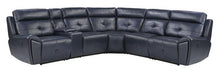 Avenue Armless Reclining Chair in Navy 9469NVB-AR - Home Furniture And More (Brentwood, MD)
