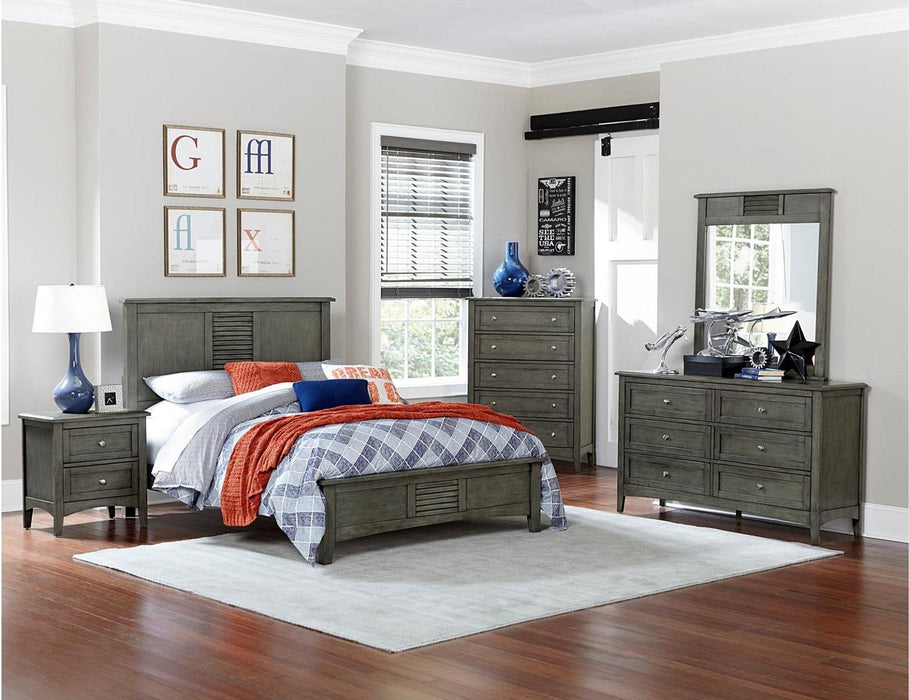 Garcia Twin Panel Bed in Gray 2046T-1 - Home Furniture And More (Brentwood, MD)