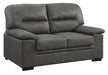 Michigan Loveseat in Dark Gray 9407DG-2 - Home Furniture And More (Brentwood, MD)