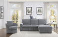 Morelia Swivel Chair in Dark Gray 9468DG-1 - Home Furniture And More (Brentwood, MD)