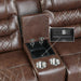 Putnam Power Double Reclining Loveseat in Brown 9405BR-2PW - Home Furniture And More (Brentwood, MD)