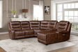 Putnam Power Right Side Reclining Chaise with USB Port in Brown 9405BR-RCPW - Home Furniture And More (Brentwood, MD)