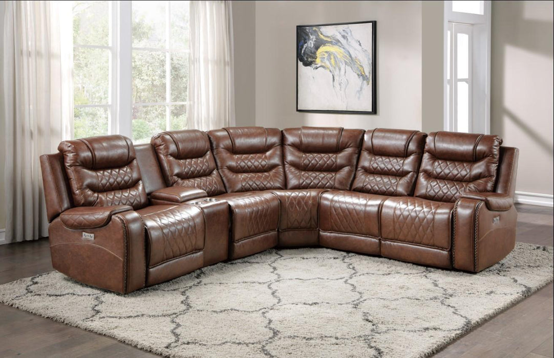 Putnam Armless Chair in Brown 9405BR-AC - Home Furniture And More (Brentwood, MD)