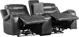 Putnam Double Glider Reclining Loveseat in Gray 9405GY-2 - Home Furniture And More (Brentwood, MD)