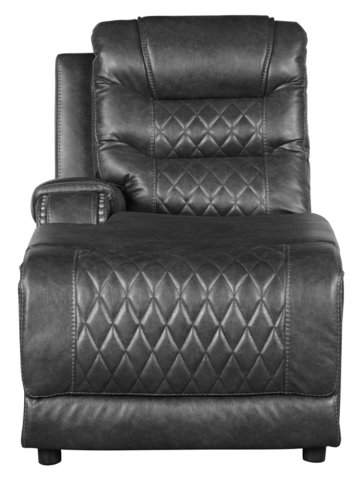 Putnam Power Left Side Reclining Chaise with USB Port in Gray 9405GY-LCPW - Home Furniture And More (Brentwood, MD)