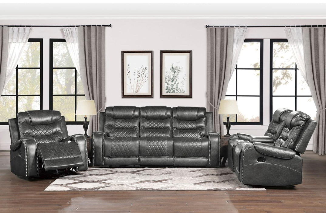 Putnam Swivel Glider Reclining Chair in Gray 9405GY-1 - Home Furniture And More (Brentwood, MD)