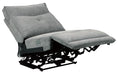 Tesoro Armless Reclining Chair in Dark Gray 9509DG-AR - Home Furniture And More (Brentwood, MD)