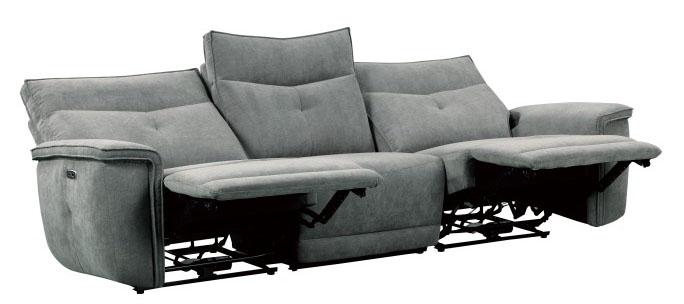 Tesoro Power Double Reclining Sofa w/ Power Headrests in Dark Gray 9509DG-3PWH* - Home Furniture And More (Brentwood, MD)