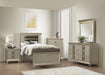 Youth Loudon 2 Drawer Nightstand in Champagne Metallic B1515-4 - Home Furniture And More (Brentwood, MD)