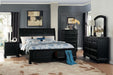 Laurelin 3 Drawer Nightstand in Black 1714BK-4 - Home Furniture And More (Brentwood, MD)