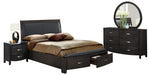 Lyric King Sleigh Storage Bed in Brownish Gray 1737KNGY-1EK - Home Furniture And More (Brentwood, MD)