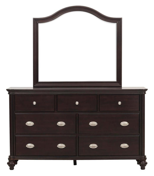 Marston 7 Drawer Dresser in Dark Cherry 2615DC-5 - Home Furniture And More (Brentwood, MD)