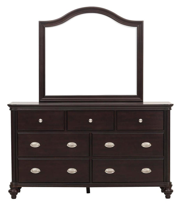 Marston 7 Drawer Dresser in Dark Cherry 2615DC-5 - Home Furniture And More (Brentwood, MD)