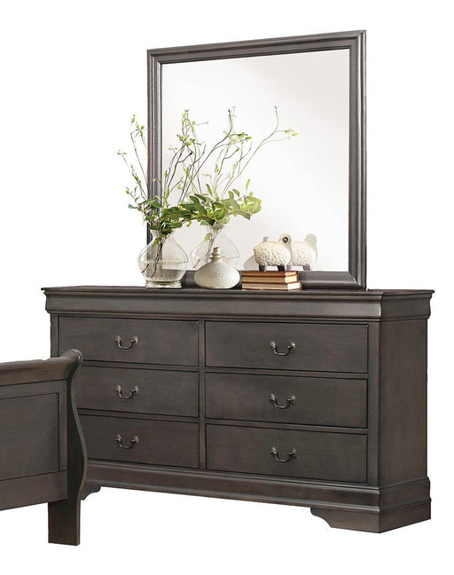 Mayville 6 Drawer Dresser in Gray 2147SG-5 - Home Furniture And More (Brentwood, MD)
