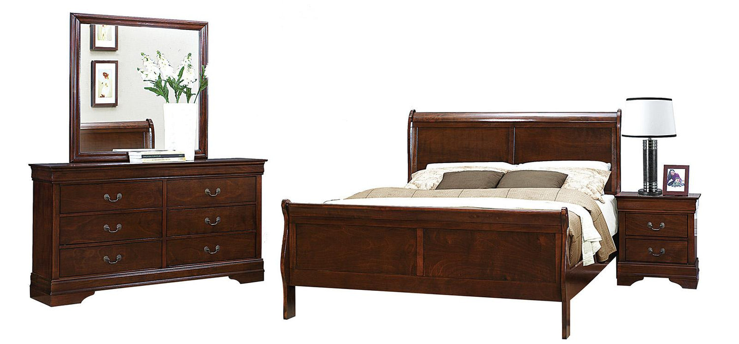 Mayville 6 Drawer Dresser in Brown Cherry 2147-5 - Home Furniture And More (Brentwood, MD)