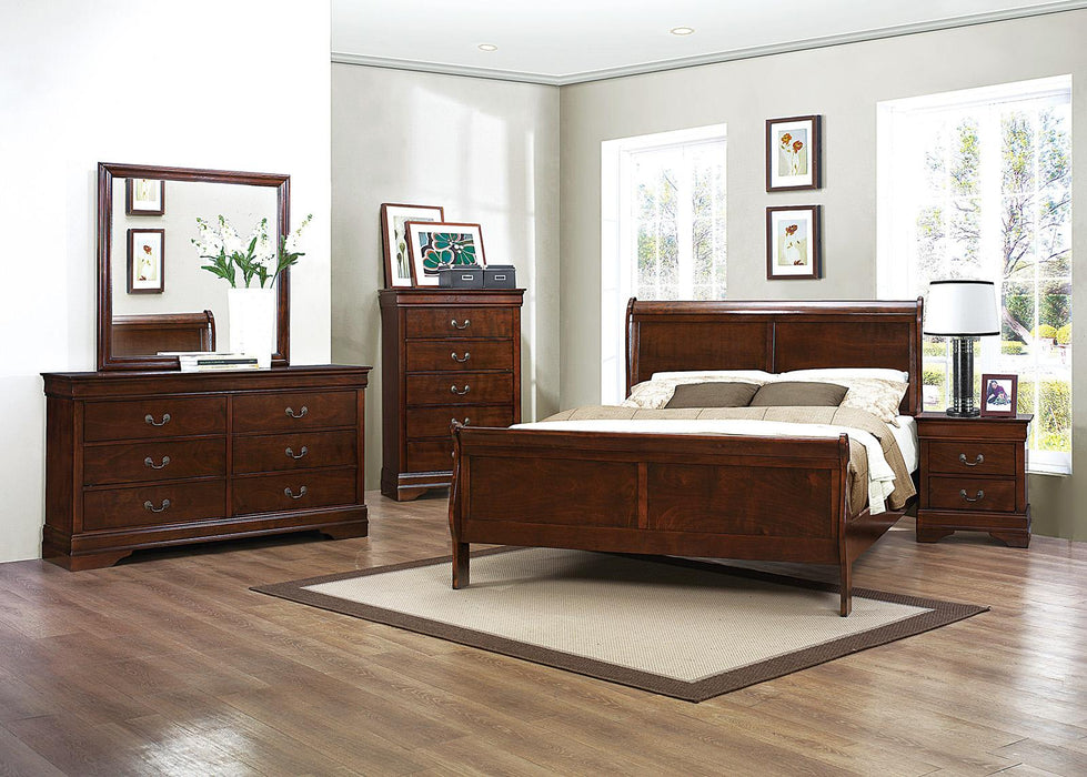 Mayville 6 Drawer Dresser in Brown Cherry 2147-5 - Home Furniture And More (Brentwood, MD)