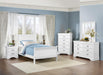 Mayville Mirror in White 2147W-6 - Home Furniture And More (Brentwood, MD)