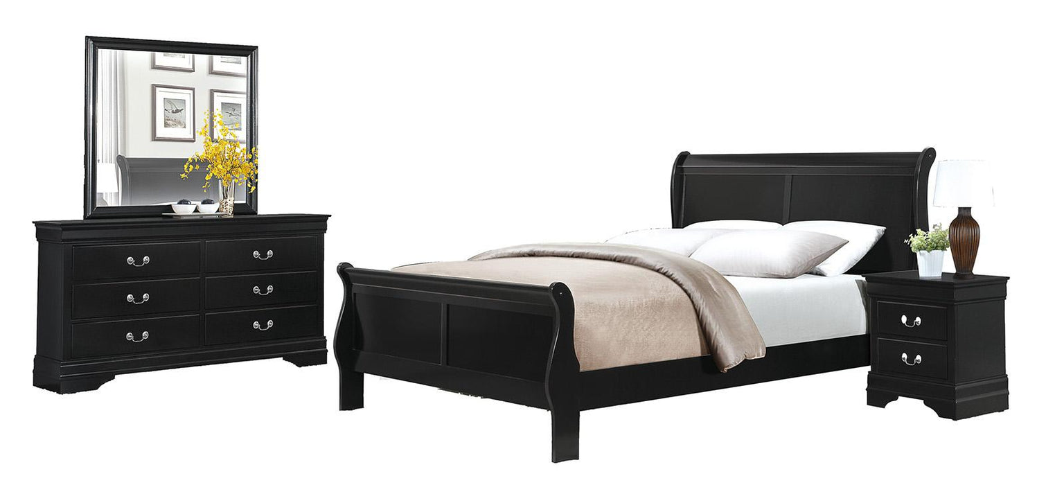 Mayville 2 Drawer Nightstand in Black 2147BK-4 - Home Furniture And More (Brentwood, MD)