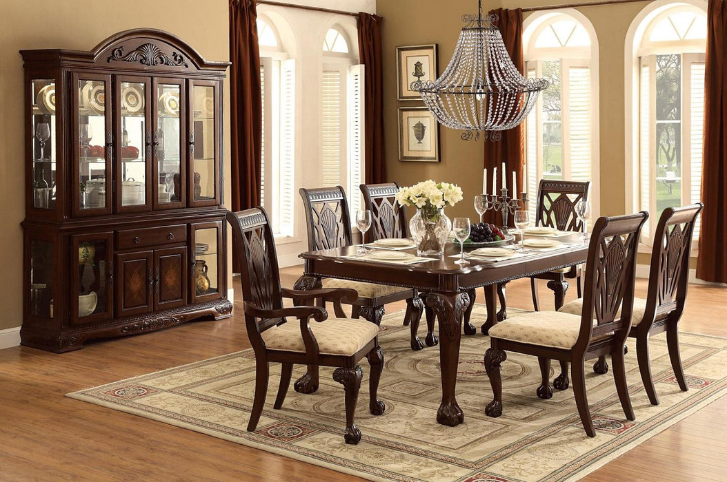 Norwich Dining Table in Dark Cherry 5055-82 - Home Furniture And More (Brentwood, MD)