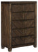 Parnell Chest in Rustic Cherry 1648-9 - Home Furniture And More (Brentwood, MD)