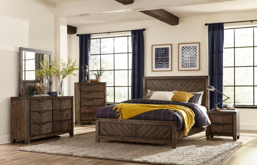 Parnell Nightstand in Rustic Cherry 1648-4 - Home Furniture And More (Brentwood, MD)