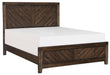 Parnell King Panel Bed in Rustic Cherry 1648K-1EK* - Home Furniture And More (Brentwood, MD)