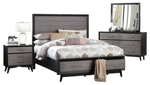 Raku Queen Storage Platform Bed in Gray 1711-1 - Home Furniture And More (Brentwood, MD)