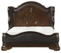Royal Highlands King Upholstered Panel Bed in Rich Cherry 1603K-1EK - Home Furniture And More (Brentwood, MD)