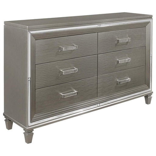 Tamsin Dresser in Silver Grey Metallic 1616-5 - Home Furniture And More (Brentwood, MD)