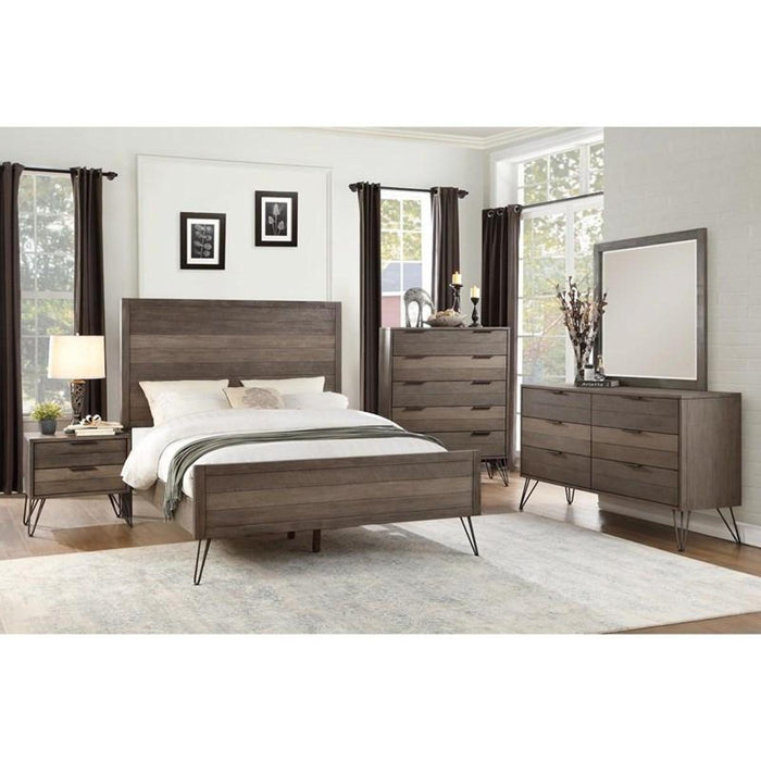 Urbanite Mirror in Tri-tone Gray 1604-6 - Home Furniture And More (Brentwood, MD)