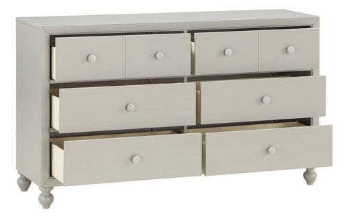 Wellsummer 6 Drawer Dresser in Gray 1803GY-5 - Home Furniture And More (Brentwood, MD)
