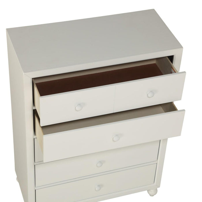 Wellsummer 5 Drawer Chest in Gray 1803GY-9 - Home Furniture And More (Brentwood, MD)