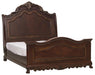 Deryn Park Queen Sleigh Bed in Cherry 2243SL-1 - Home Furniture And More (Brentwood, MD)