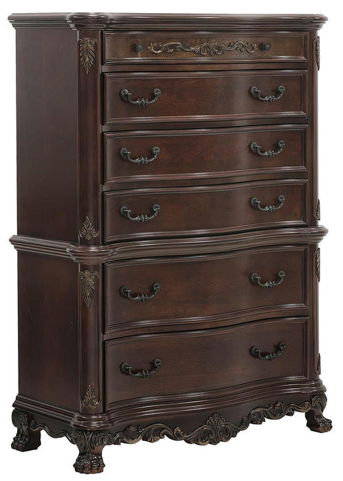 Deryn Park 6 Drawer Chest in Cherry 2243-9 - Home Furniture And More (Brentwood, MD)