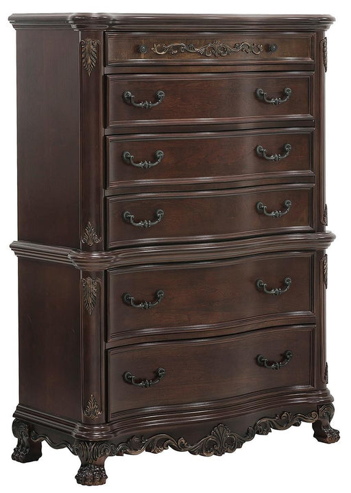 Deryn Park 6 Drawer Chest in Cherry 2243-9 - Home Furniture And More (Brentwood, MD)