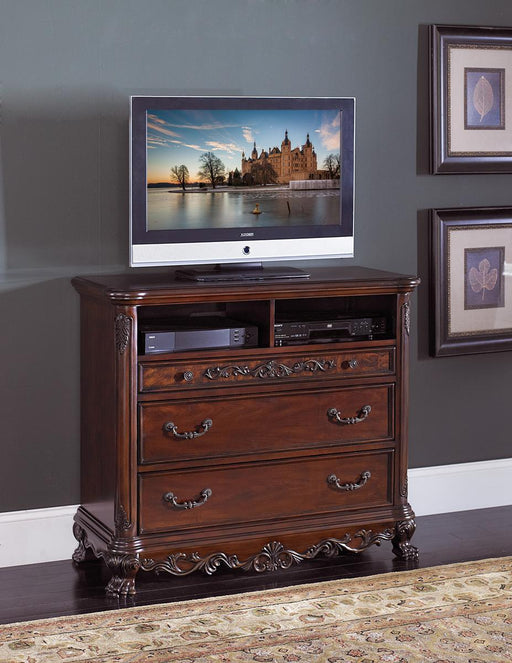 Deryn Park TV Chest in Cherry 2243-11 - Home Furniture And More (Brentwood, MD)
