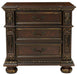 Catalonia 3 Drawer Nightstand in Cherry 1824-4 - Home Furniture And More (Brentwood, MD)
